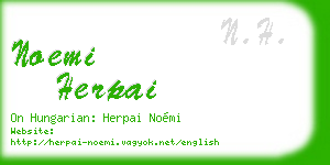 noemi herpai business card